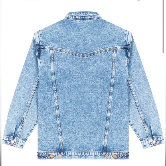 2 in 1 Wrangler Heritage Jean denim jacket zip off sleeves jacket! - Picture 8 of 16